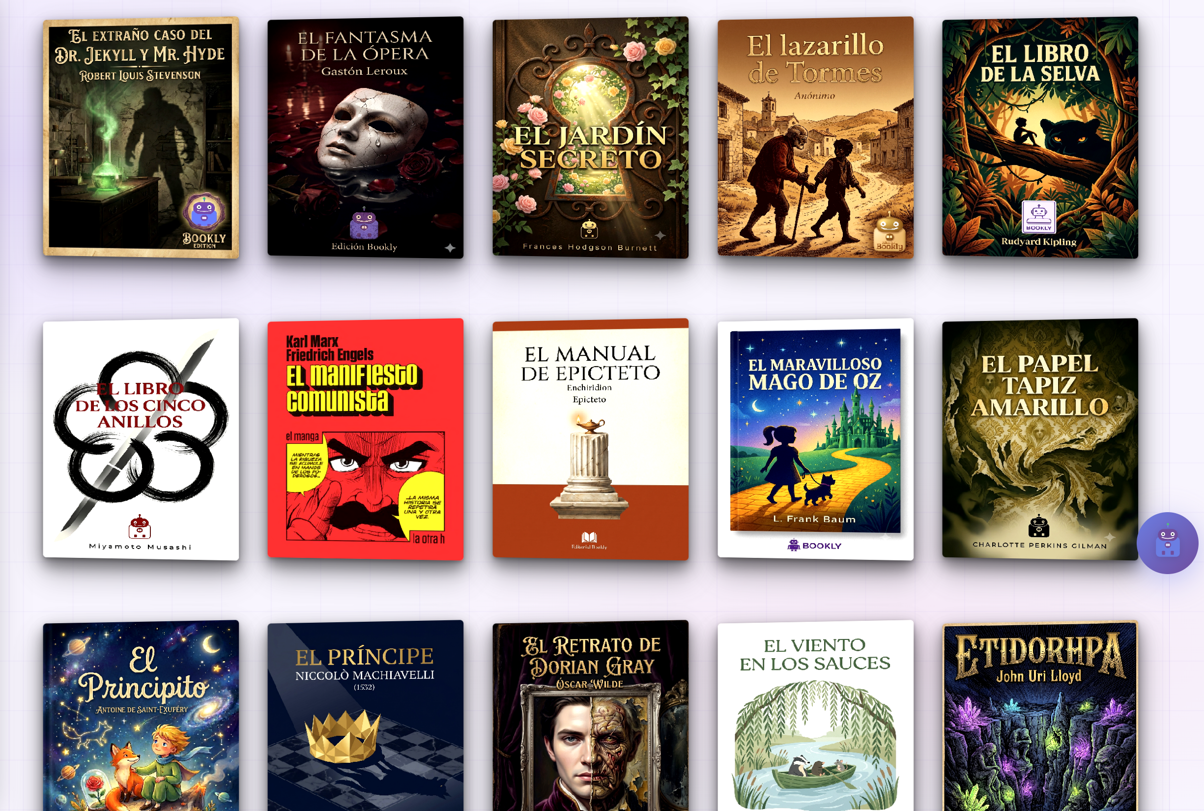 Catálogo de libros de Bookly